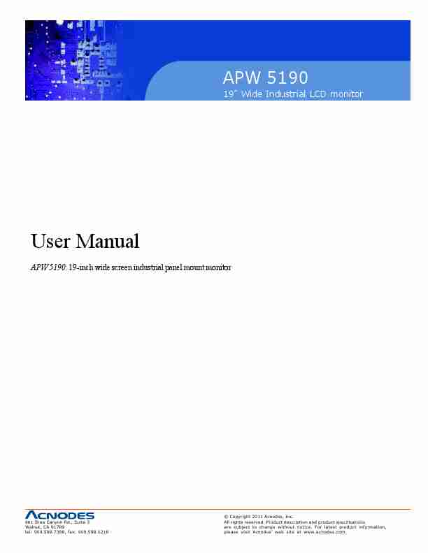 Acnodes Computer Monitor APW 5190-page_pdf